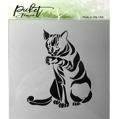 Picket Fence Studios Stencil - Cat